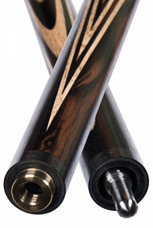 Кий для русского бильярда мастера Арисова Нави, двухсоставной (макасар, граб)