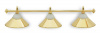 Бильярдный светильник Элисон 3 плафона (золотой)